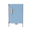 Гигиеническая кабинка из коллекции «НЕГА» (цвет голубой) - «globural.ru» - Архангельск