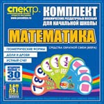 Комплект динамических раздаточных пособий - Математика (веера) Устный счет, доли и дроби, геометрические фигуры - «globural.ru» - Архангельск