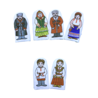 Набор пальчиковых кукол "Семья казаков" - «globural.ru» - Архангельск