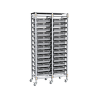 Стеллаж мобильный 2-х секционный для учебных наборов и цифровых лабораторных комплексов SenseDisc - «globural.ru» - Архангельск