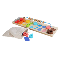 Деревянная игрушка "Фигуры и Цифры" - «globural.ru» - Архангельск