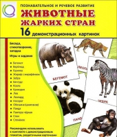 Демонстрационные карточки "Животные жарких стран" - «globural.ru» - Архангельск