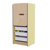 Закрытый шкаф с ящиками из коллекции мебели «НЕГА» (цвет желтый) - «globural.ru» - Архангельск