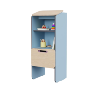 Родительский столик для записей во входную группу из коллекции мебели «НЕГА» (цвет голубой) - «globural.ru» - Архангельск