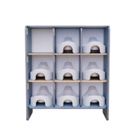 Детский стеллаж под горшки из коллекции «НЕГА» (голубой) - «globural.ru» - Архангельск