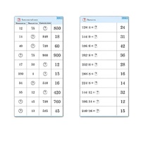 Комплект карточек (10) "Обучающий калейдоскоп. Умножение и деление в два шага" - «globural.ru» - Архангельск
