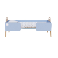 Кровать детская из коллекции «НЕГА» (цвет голубой) - «globural.ru» - Архангельск