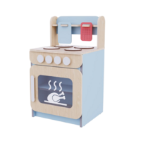 Плита с духовым шкафом из коллекции «НЕГА» (голубой) - «globural.ru» - Архангельск