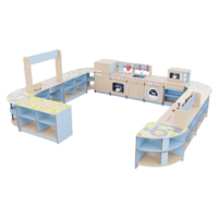 Игровая зона «Островок мастеров» из коллекции мебели «НЕГА» (голубой) - «globural.ru» - Архангельск