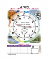 Le temps. Учебно наглядные пособия по французскому языку - «globural.ru» - Архангельск