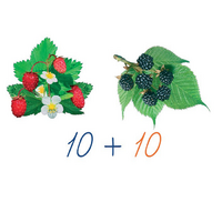 Счетный материал на магнитах "Лесные ягоды". - «globural.ru» - Архангельск