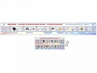 Интерактивный стенд-лента "Шкала электромагнитных колебаний" адаптивный, с сенсорным пультом управления и планшетом со шрифтом Брайля (физика) - «globural.ru» - Архангельск