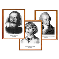 Портреты выдающихся астрономов, комплект 5 шт - «globural.ru» - Архангельск