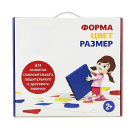 Подвижная развивающая игра "Форма, цвет, размер" - «globural.ru» - Архангельск