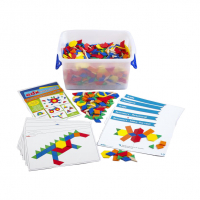 Мозаика "Геометрические фигуры". Набор для класса - «globural.ru» - Архангельск