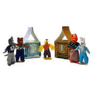 Набор шагающих кукол к сказке "Заюшкина избушка" - «globural.ru» - Архангельск