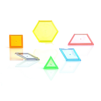 Игра на сенсомоторное развитие "Прозрачные геометрические фигуры" - «globural.ru» - Архангельск