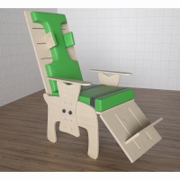 Стул для ребенка с ОВЗ с регулируемой подножкой «Адаптация» №1 - «globural.ru» - Архангельск