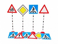 Комплект стоек "Дорожные знаки №2" - «globural.ru» - Архангельск