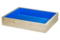 Юнгианская песочница 40*50 для песка и воды + 5 кг песка в комплекте с крышкой - «globural.ru» - Архангельск