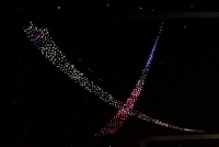 Потолок "Звездное небо с анимационным фибероптическим эффектом метеориты" - «globural.ru» - Архангельск