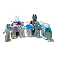 Набор шагающих кукол к сказке "Волк и семеро козлят" - «globural.ru» - Архангельск