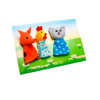 Набор пальчиковых кукол к сказке "Кот, Петух и Лиса" - «globural.ru» - Архангельск