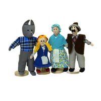 Набор шагающих кукол к сказке "Красная Шапочка" - «globural.ru» - Архангельск