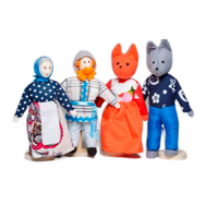 Набор шагающих кукол к сказке "Волк и лиса" - «globural.ru» - Архангельск