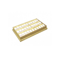 Английский алфавит на пластиковых табличках. Красный. Печатные буквы. 20/20 штук - «globural.ru» - Архангельск