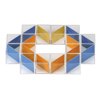 Кубики прозрачные с цветной диагональю - «globural.ru» - Архангельск