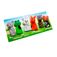 Набор пальчиковых кукол к сказке "Теремок" - «globural.ru» - Архангельск