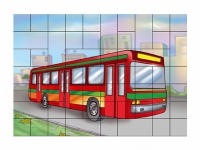 Магниты-пазлы "Автобус" - «globural.ru» - Архангельск