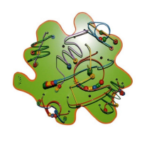 Игровая система "Орнамент с бусинами" (настенная) - «globural.ru» - Архангельск