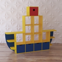 Стеллаж для игрушек "Пароход" - «globural.ru» - Архангельск