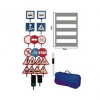 Набор знаков дорожного движения в чемодане (20 штук.) - «globural.ru» - Архангельск