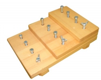 Настольный тренажер "Панель настольная с винтами". - «globural.ru» - Архангельск