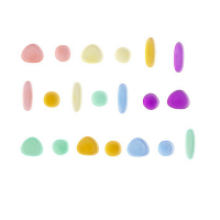 Игра на сенсомоторное развитие «Радужные Камешки» прозрачные - «globural.ru» - Архангельск