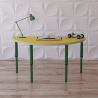 Стол растущий на регулируемых ножках «Половинка» - «globural.ru» - Архангельск