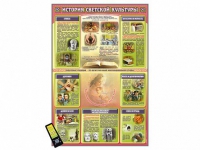 Интерактивный стенд "История светской культуры" адаптивный, с сенсорным пультом управления и планшетом со шрифтом Брайля (основы духовно-нравственной культуры народов России) - «globural.ru» - Архангельск