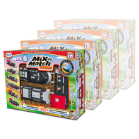 Магнитный конструктор Транспорт "Смешай и собери". Серия Поезда Комплект на группу - «globural.ru» - Архангельск