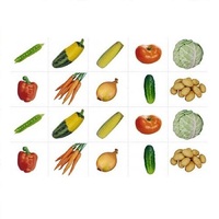 Комплект карточек. Серия наглядных пособий "Запоминай, играй, считай". Овощи. - «globural.ru» - Архангельск