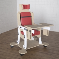 Стул для ребенка с ОВЗ «Новые горизонты» №2 со столешницей красный - «globural.ru» - Архангельск