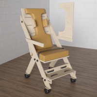 Стул для ребенка с ОВЗ «Новые горизонты» №4 со столешницей коричневый - «globural.ru» - Архангельск