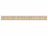 Стенд-лента "Алфавит" (иностранный язык) - «globural.ru» - Архангельск