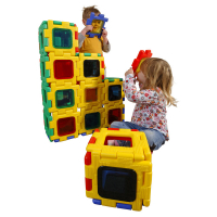 Набор Полидрон Гигант "Комплект встраиваемых цветных окон". Дополнительный набор - «globural.ru» - Архангельск