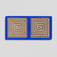 Такт-панель "Синий лабиринт №4" - «globural.ru» - Архангельск