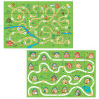 Тематическое поле-маршрутизатор «Домики/Сказка» для мини-робота Bee-Bot - «globural.ru» - Архангельск