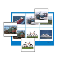 Лото "Транспорт" (4 планшета, 24 карточки, цветное, ламинированное) - «globural.ru» - Архангельск