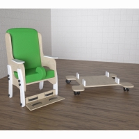 Стул для ребенка с ОВЗ стационарный с мобильной платформой «Адаптация» №4 - «globural.ru» - Архангельск